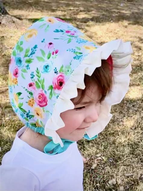 Baby Bonnet Sewing Pattern 的图像结果