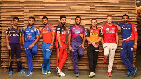 Poster Ipl 2016 Team Captains Ipl Mcc Spirit Sign sl566 (Wall Poster ...