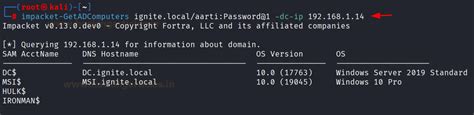 Active Directory Penetration Testing Using Impacket