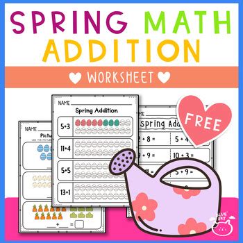 Image result for Spring Math Addition
