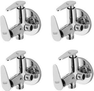 Spazio Stunning Vignette Angle Cock/Valve 2 in 1 Brass Wall Mount (Pack ...