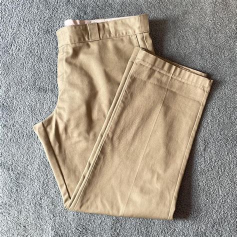 dickies pants!!! - tan - original fit - size... - Depop