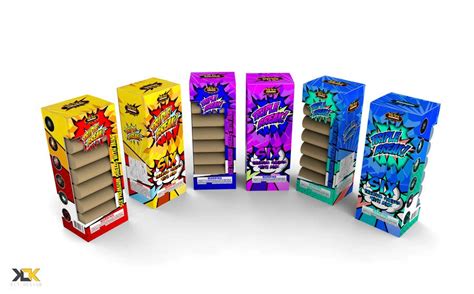 Redesign the graphics for a box of re-loadable artillery shell ...