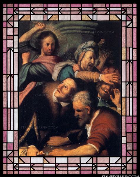 Christ Driving the Money Changers from the Temple by Rembrandt