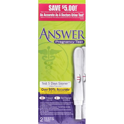 Answer Pregnancy Test (2 each) Delivery or Pickup Near Me - Instacart