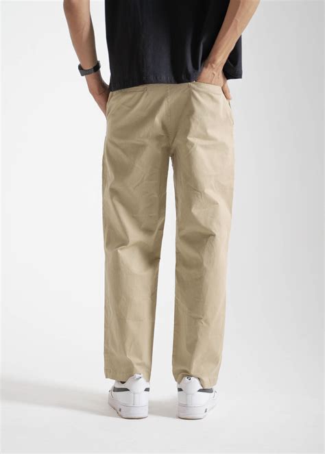 Beige — Relaxed Chinos – Desi Minimals