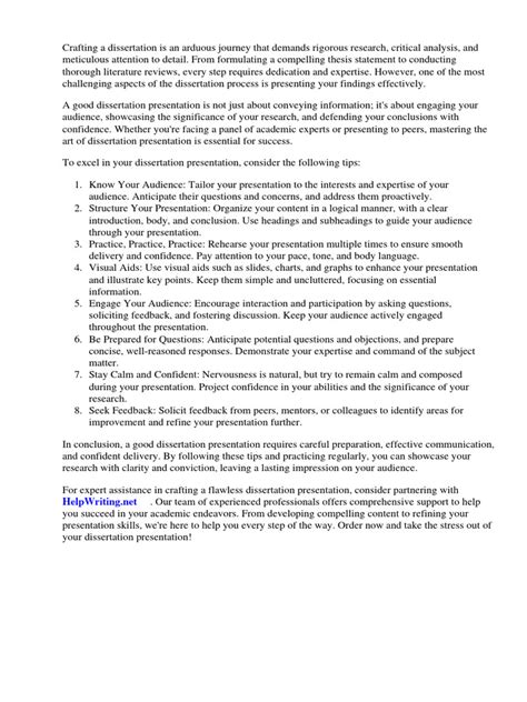 Image result for Dissertation Presentation Examples