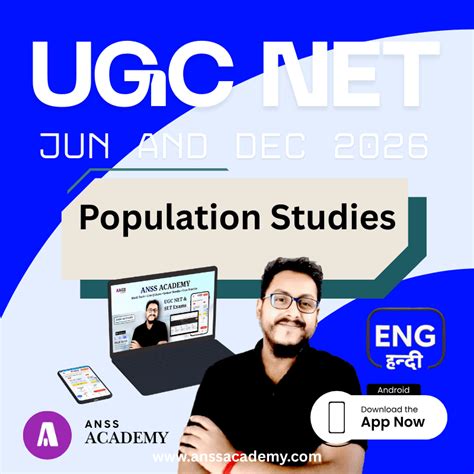 UGC NET Population Studies Mock Test – 2026