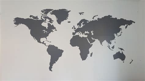 World Map Wall Sticker 的图像结果