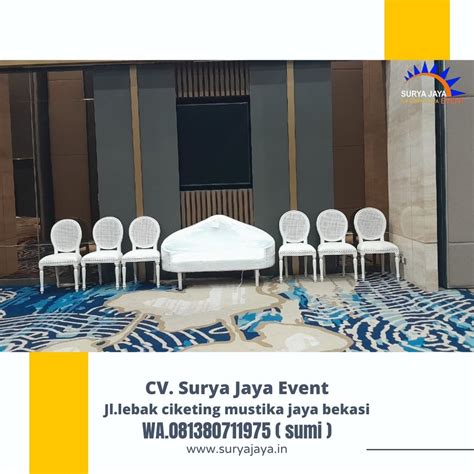 Jasa Rental Kursi Raffles Dan Pelaminan Lancip Area Jakarta