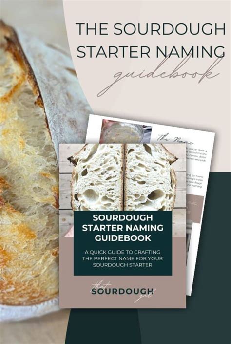 Get the Sourdough Starter Naming Guidebook - That Sourdough Gal
