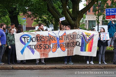 Waltham residents protest ICE detentions - Waltham Times