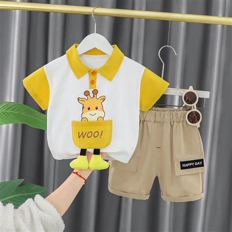 Giraffe 3D Legs Tshirt and Shorts Boys Set – Ju Ju Jam