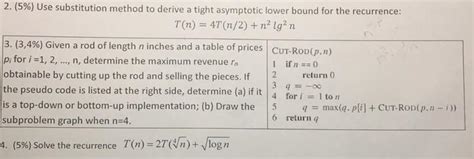 How to Use Algorithmic Substitution Method to Find Lower Bound 的图像结果