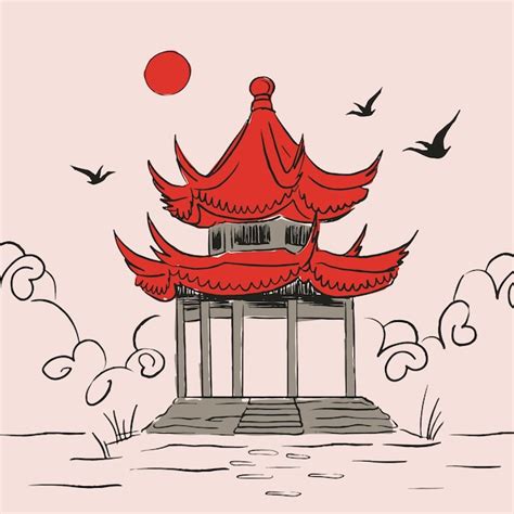 Images de Dessin temple chinois – Téléchargement gratuit sur Freepik
