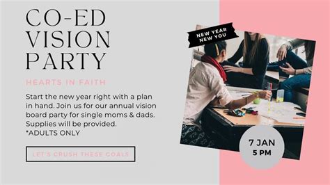 Co-Ed Vision Board Party, Hearts in Faith, NFP, Caseyville, January 7 ...