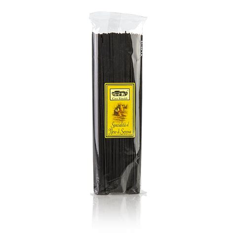 Black spaghetti, with cuttlefish ink, Casa Rinaldi, 500 g, bag