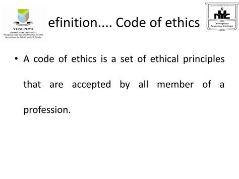 PPT - Code of ethics PowerPoint Presentation, free download - ID:686375