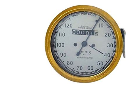 Smith Replica Speedometer 0-120 MPH White BSA Enfield Norton Triumph ...