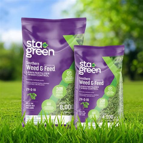 Sta-Green 12.8-lb 4000-sq ft 29-0-10 Weed & Feed Fertilizer in the Lawn ...
