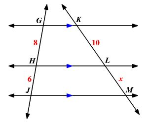 Image result for Three Parallel Lines Theorem