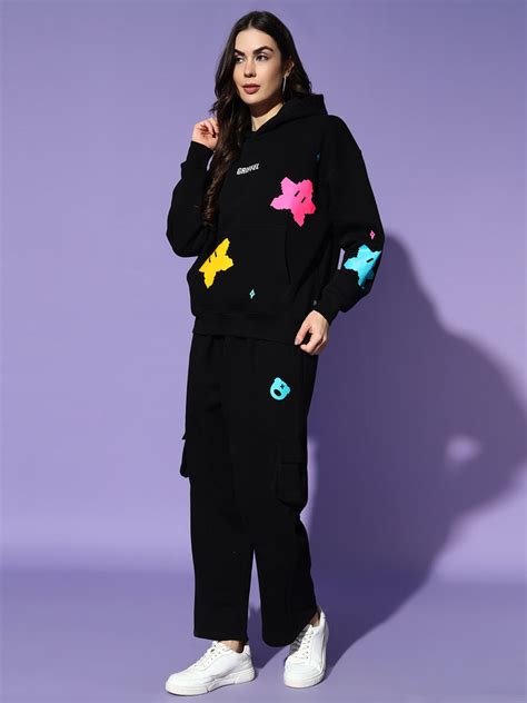 STARS Oversized Hoodie Neck Tracksuit – griffel