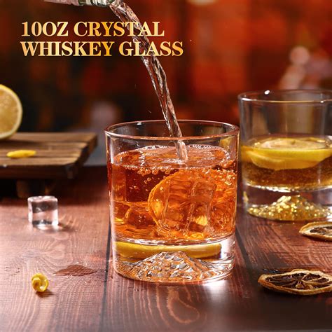 Snapklik.com : Veecom Whiskey Glasses Set 4, Mountain Whiskey Glasses ...