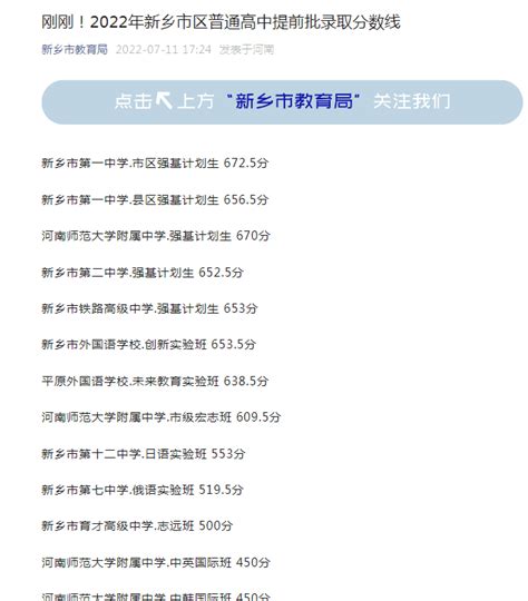 2023年河南新乡中考成绩查询网站：http://jyj.xinxiang.gov.cn/
