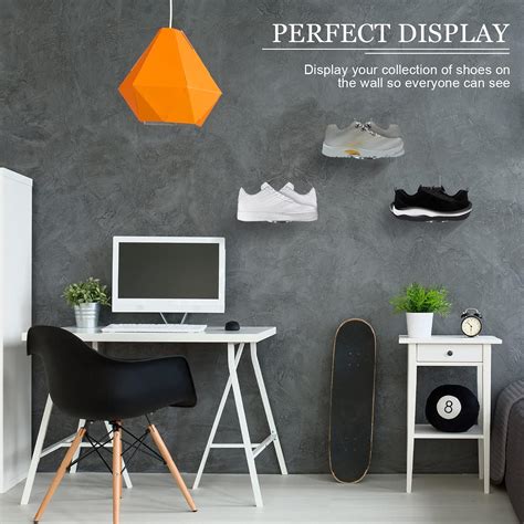 Yerliker Floating Shoe Display Set of 12 for Wall Mount, India | Ubuy