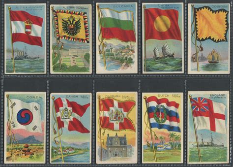 Lot Detail - T59 Flags of All Nations Complete Set of (200) Jack Rose cards