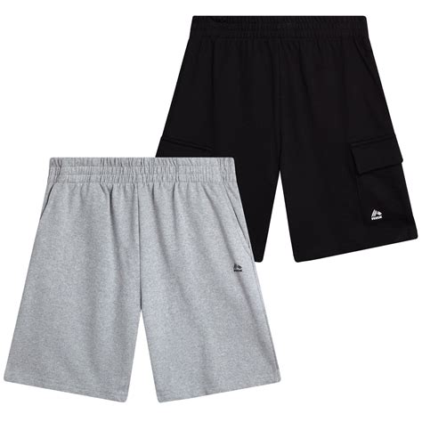 RBX Boys' Athletic Shorts - 2 Pack Breathable Performance Fleece Active ...