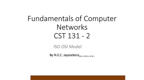 ISO Reference Model 的图像结果
