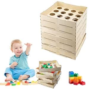 Abnaok 6 Trays Sorter Sifter Box Used for Lego, 5 Different Size Lego ...