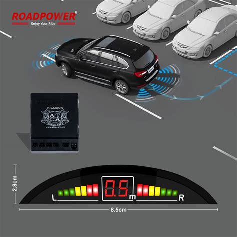 Roadpower Car Auto Vehicle Reverse Backup Radar System With 4 ...