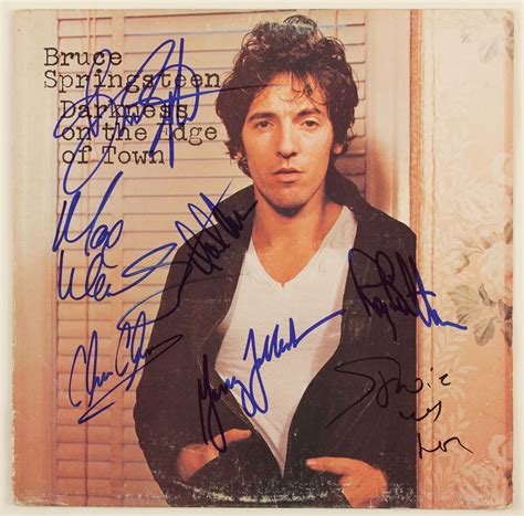 Lot Detail - Bruce Springsteen & The E Street Band Signed "Darkness on ...