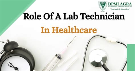 Role of a Lab Technician in Healthcare | DPMI Agra