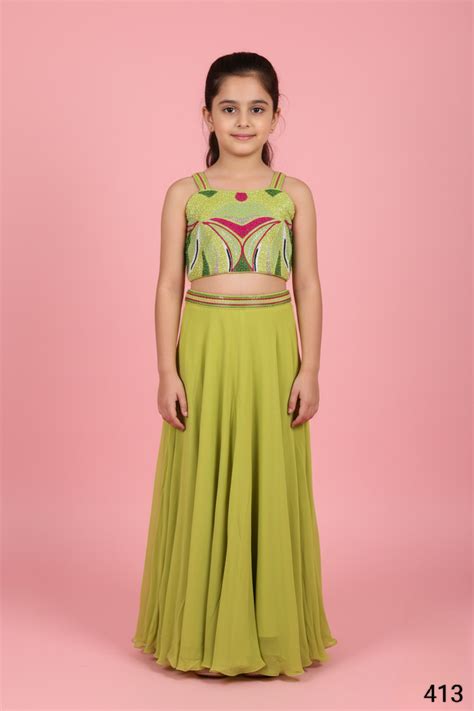 Green Colour Plazo Set(GE-GPZS_413) – Carron Clothing