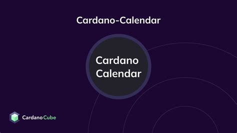 Cardano-Calendar (CC) on the Cardano Blockchain | Prices, Charts, Teams ...
