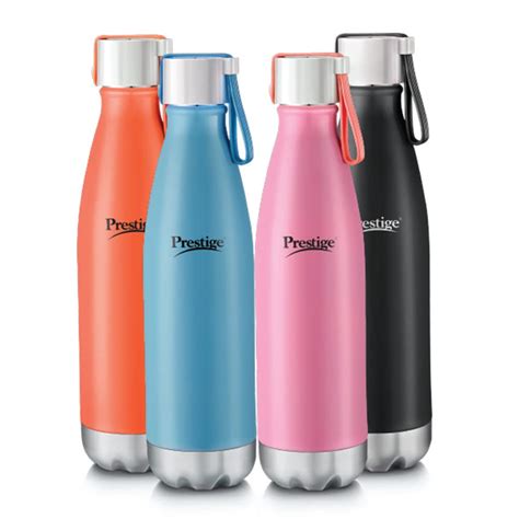 Prestige PDWBC 02 Stainless Steel Water Bottle, 1L (Assorted) - Pack of ...