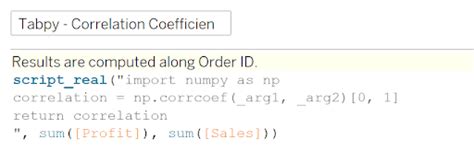 Data Science Applications Using Tabpy 的图像结果