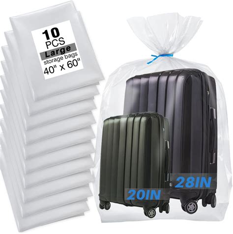 Amazon.com: 10 Pcs 40x60 inches large storage bags, extra large plastic ...