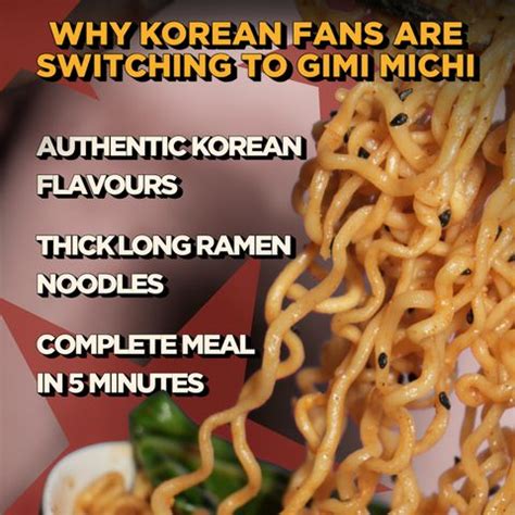 Gimi Michi Spiiicy Ramen + Hot Kimchi Ramen - Authentic Korean Ramen ...