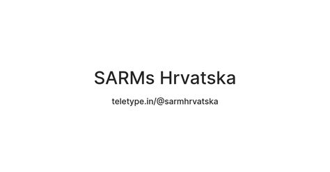 SARMs Hrvatska — Teletype