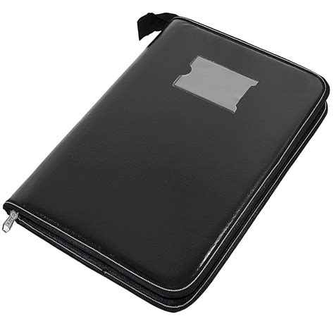 NISUN INC PU Leather Multipurpose 20 Sleeves to Store A4 Professional ...