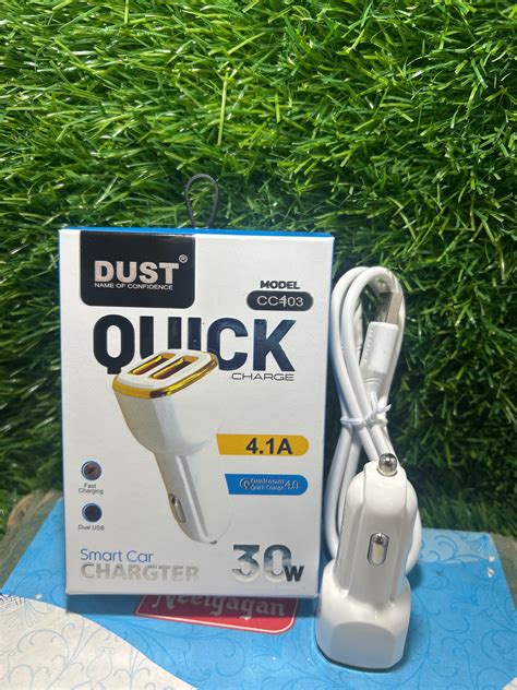 DUST CC-103/30W Doul USB Type C Car Charger – Kharrido
