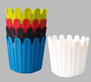 SNSHOPEE (Pack of 5) Premium Gamla Plant Pots Vase Planters Plastic ...