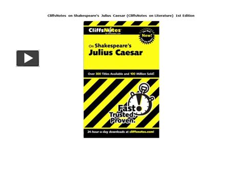 Image result for CliffsNotes On Shakespeare