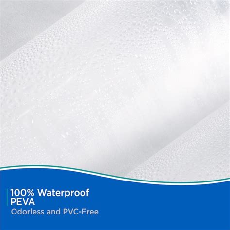 Kenney 42-in W x 42-in L Clear Solid EVA/PEVA Shower liner in the ...