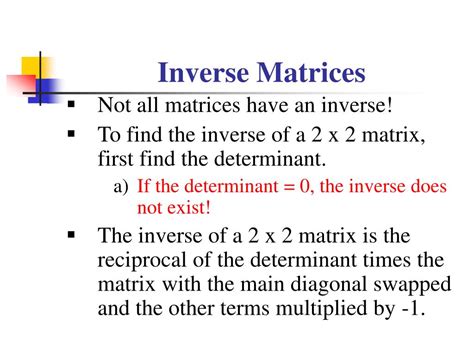 Image result for Inverse of Matrices