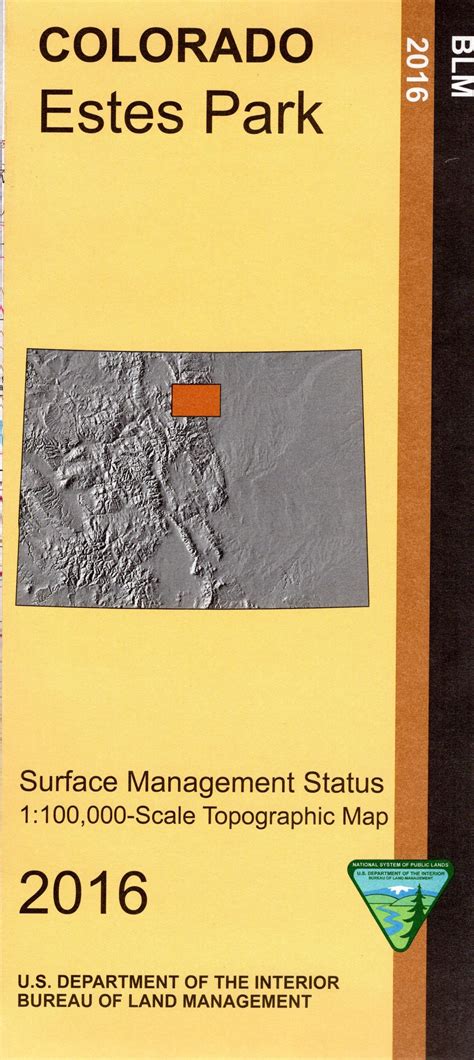 Map: Estes Park CO - CO123S – Public Lands Interpretive Association